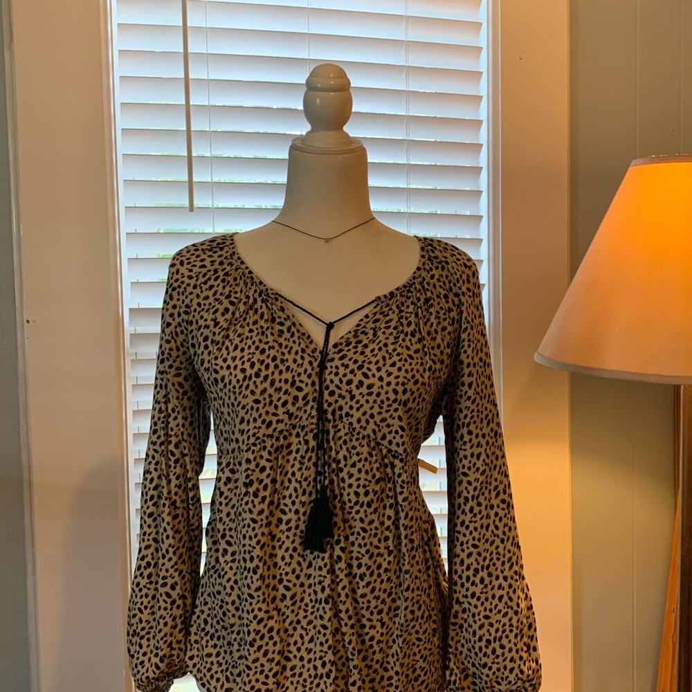 Cheers print blouse